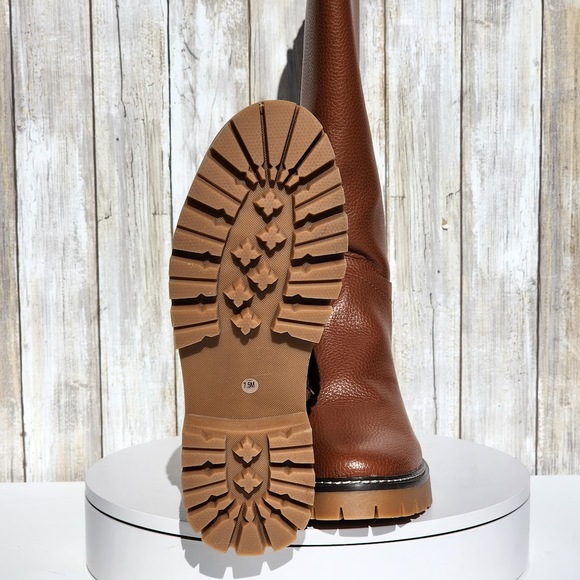 NEW - Giani Bernini Women's Jordyy Lug Sole Knee High Riding Boots - Size 7.5 M - Picture 8 of 9